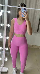 Conjunto Legging Rosa