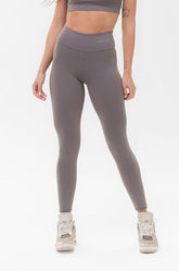 Legging Feminina Fitness Básica - Aço