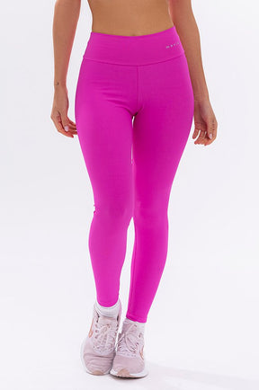 Legging Feminina Fitness Básica - Pink Fluor